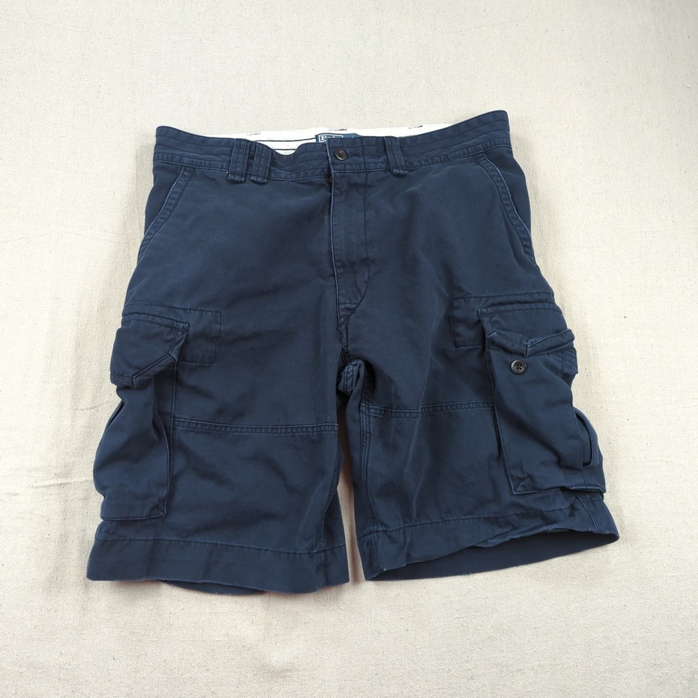 Polo Ralph Lauren Shorts Mens‎ 36 Blue Cargo  Preppy Casual Outdoor Hiking